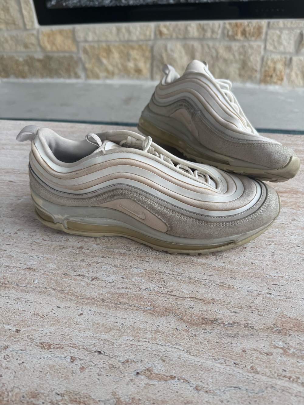 Nike Women's Air Max 97 Sneakers - Cream/Beige